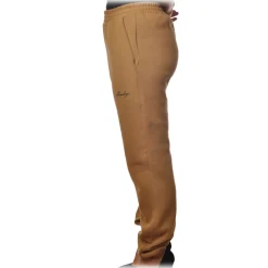 Dondup - Sporty Trousers with Logo on One Side - Sand - Trousers - Luxury Exclusive Collection - Avvenice