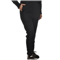 Dondup - Sporty Trousers with Elastic - Black - Trousers - Luxury Exclusive Collection - Avvenice