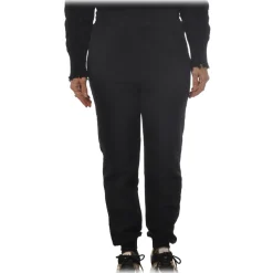 Dondup - Sporty Trousers with Elastic - Black - Trousers - Luxury Exclusive Collection - Avvenice