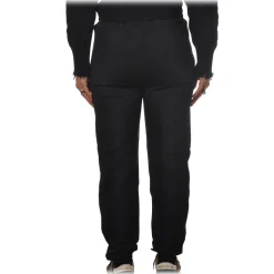 Dondup - Sporty Trousers with Elastic - Black - Trousers - Luxury Exclusive Collection - Avvenice