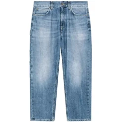 Dondup - Straight Carrot Fit Jeans - Blue - Trousers - Luxury Exclusive Collection - Avvenice