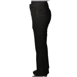 Dondup - Straight Leg Trousers with Strap - Black - Trousers - Luxury Exclusive Collection - Avvenice
