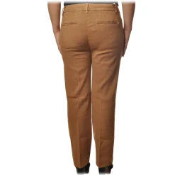 Dondup - Straight Leg Trousers with Strap - Beige - Trousers - Luxury Exclusive Collection - Avvenice