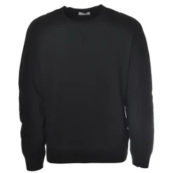 Dondup - Sweatshirt with Logo and Nylon Inserts - Black - Sweatshirt - Luxury Exclusive Collection - Avvenice