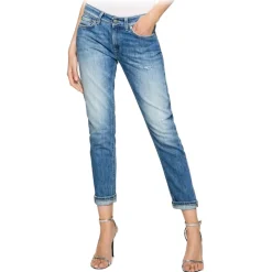 Dondup - Tapered Leg Stretch Jeans - Blue - Trousers - Luxury Exclusive Collection - Avvenice