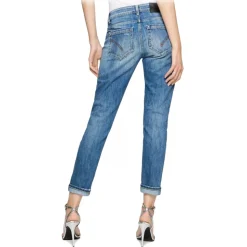 Dondup - Tapered Leg Stretch Jeans - Blue - Trousers - Luxury Exclusive Collection - Avvenice