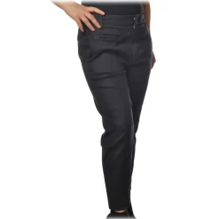 Dondup - Tapered Leg Trousers - Blue - Trousers - Luxury Exclusive Collection - Avvenice