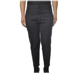 Dondup - Tapered Leg Trousers - Blue - Trousers - Luxury Exclusive Collection - Avvenice