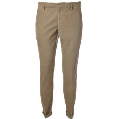 Dondup - Trousers Gaubert Model in Velvet - Beige - Trousers - Luxury Exclusive Collection - Avvenice