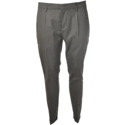 Dondup - Trousers Gaubert Pinces Model - Grey - Trousers - Luxury Exclusive Collection - Avvenice