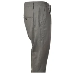 Dondup - Trousers Gaubert Pinces Model - Grey - Trousers - Luxury Exclusive Collection - Avvenice