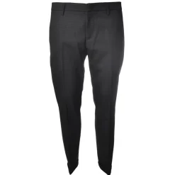 Dondup - Trousers Gaubert Model - Black/Blue - Trousers - Luxury Exclusive Collection - Avvenice