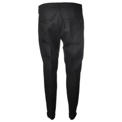 Dondup - Trousers Gaubert Model - Black/Blue - Trousers - Luxury Exclusive Collection - Avvenice