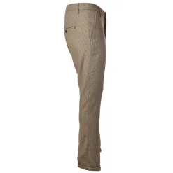 Dondup - Trousers Gaubert Model in Piedepull Pattern - Beige - Trousers - Luxury Exclusive Collection - Avvenice