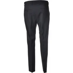 Dondup - Trousers in Combed Fabric - Blue - Trousers - Luxury Exclusive Collection - Avvenice