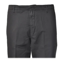 Dondup - Trousers in Faded Cotton - Grey - Trousers - Luxury Exclusive Collection - Avvenice