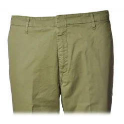 Dondup - Trousers in Faded Cotton - Green - Trousers - Luxury Exclusive Collection - Avvenice