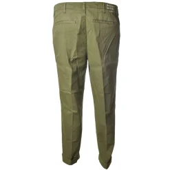 Dondup - Trousers in Faded Cotton - Green - Trousers - Luxury Exclusive Collection - Avvenice