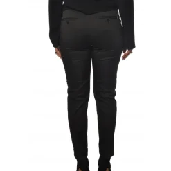 Dondup - Trousers Model Erin in Light Cotton - Black - Trousers - Luxury Exclusive Collection - Avvenice