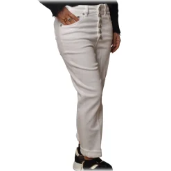 Dondup - Trousers Model Koons iwith Five Pockets - Brown - Trousers - Luxury Exclusive Collection - Avvenice