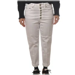 Dondup - Trousers Model Koons iwith Five Pockets - Brown - Trousers - Luxury Exclusive Collection - Avvenice