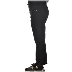 Dondup - Trousers Model Koons with Five Pockets -Black - Trousers - Luxury Exclusive Collection - Avvenice