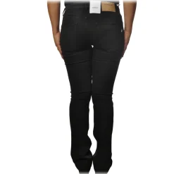 Dondup - Trousers Model Lola with Flare Leg - Black - Trousers - Luxury Exclusive Collection - Avvenice