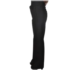 Dondup - Trousers Model Talisa with Palazzo Leg - Black - Trousers - Luxury Exclusive Collection - Avvenice