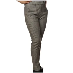 Dondup - Trousers Model Top in Check Pattern - Black/White - Trousers - Luxury Exclusive Collection - Avvenice