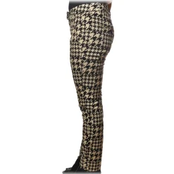 Dondup - Trousers Perfect in Piedepull Pattern - Black/Cream - Trousers - Luxury Exclusive Collection - Avvenice