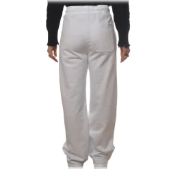 Dondup - Trousers with Elastic Waistband - White - Trousers - Luxury Exclusive Collection - Avvenice