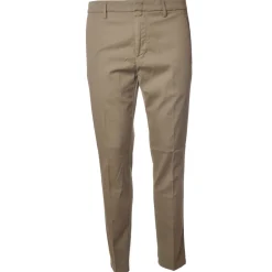 Dondup - Trousers with Tapered Leg and Welt Pockets - White - Trousers - Luxury Exclusive Collection - Avvenice