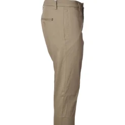 Dondup - Trousers with Tapered Leg and Welt Pockets - White - Trousers - Luxury Exclusive Collection - Avvenice