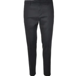 Dondup - Trousers with Tapered Leg and Welt Pockets - Blue - Trousers - Luxury Exclusive Collection - Avvenice