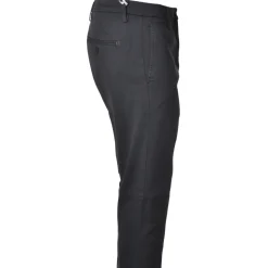 Dondup - Trousers with Tapered Leg and Welt Pockets - Blue - Trousers - Luxury Exclusive Collection - Avvenice