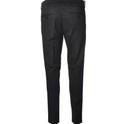 Dondup - Trousers with Tapered Leg and Welt Pockets - Blue - Trousers - Luxury Exclusive Collection - Avvenice