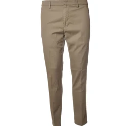Dondup - Trousers with Tapered Leg and Welt Pockets - Sand - Trousers - Luxury Exclusive Collection - Avvenice