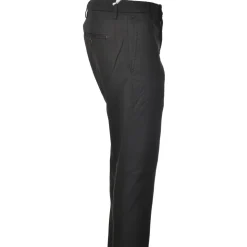 Dondup - Trousers with Tapered Leg and Welt Pockets - Black - Trousers - Luxury Exclusive Collection - Avvenice