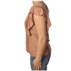 Dondup - T-shirt Trimmings Detail - Pink - T-shirt - Luxury Exclusive Collection - Avvenice