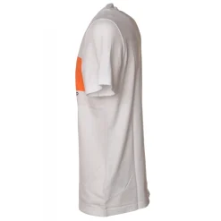 Dondup - T-shirt with Colored Geometric Detail - White - T-shirt - Luxury Exclusive Collection - Avvenice