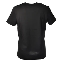 Dondup - T-shirt with Contrasting Embroidery - Black - T-shirt - Luxury Exclusive Collection - Avvenice