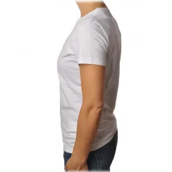 Dondup - T-Shirt with Embroidery - White - T-shirt - Luxury Exclusive Collection - Avvenice