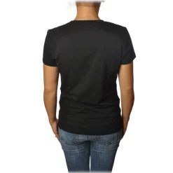 Dondup - T-shirt with Logo - Black - T-shirt - Luxury Exclusive Collection - Avvenice