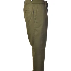 Dondup - Tyler Trousers with Welt Pockets on The Back - Khaki - Trousers - Luxury Exclusive Collection - Avvenice