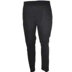 Dondup - Tyler Trousers with Welt Pockets on The Back - Black - Trousers - Luxury Exclusive Collection - Avvenice