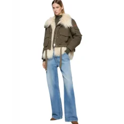 Dondup - Vintage Effect Wide Leg Jeans - Light Blue - Trousers - Luxury Exclusive Collection - Avvenice