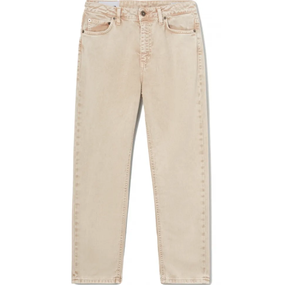 Dondup - Washed Canvas Cropped Jeans - Beige - Trousers - Luxury Exclusive Collection - Avvenice