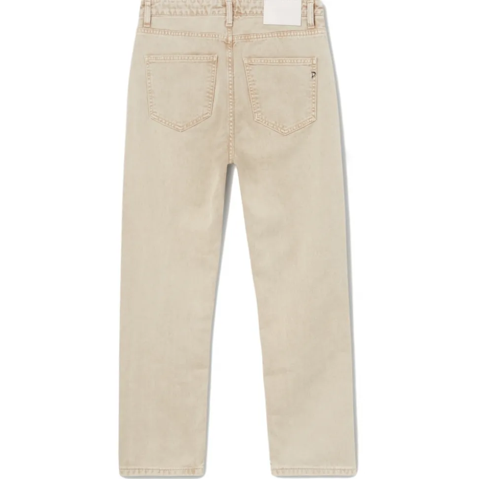 Dondup - Washed Canvas Cropped Jeans - Beige - Trousers - Luxury Exclusive Collection - Avvenice