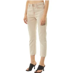 Dondup - Washed Canvas Cropped Jeans - Beige - Trousers - Luxury Exclusive Collection - Avvenice