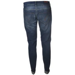Dondup - Washed Tapered Leg Jeans - Blue Jeans - Trousers - Luxury Exclusive Collection - Avvenice